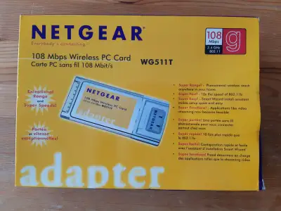 Netgear WG511T Wireless PC Card, View more