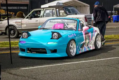 À vendre, superbe Mazda MX-5 Miata 1990 avec un look unique et qui ne passe vraiment pas inaperçu! I...