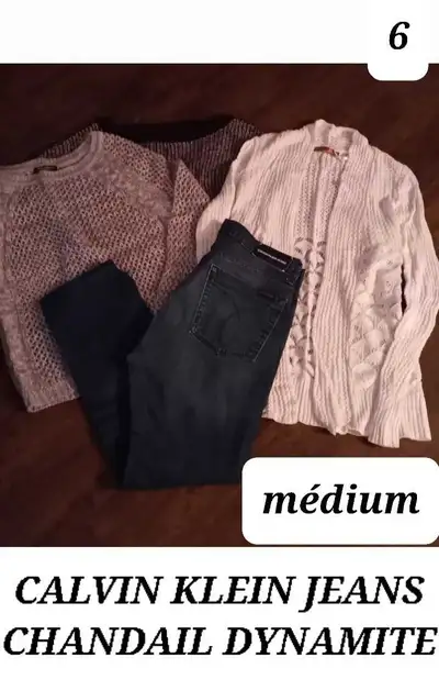 Lot de 4 vêtements CALVIN KLEIN, DYNAMITE, médium, View more