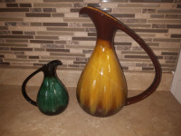 Blue Mountain Pottery Ewer Jug Vases 2 Available