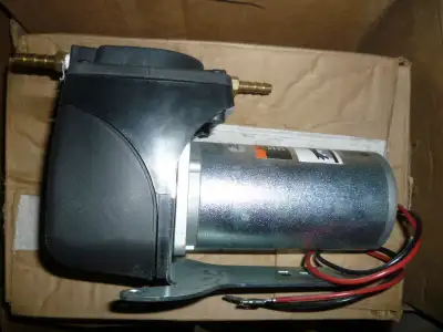 Gast Vacuum Diaphragm Pump 12V Vac Works, View more