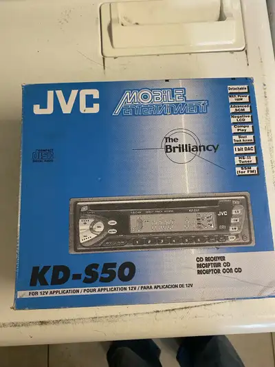 JVC KD-S50 AM/FM CD Car Stereo NEW IN BOX, View more