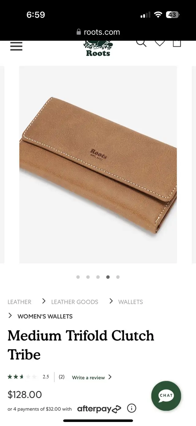 Roots women’s tri-fold wallet in Women's - Bags & Wallets in Oshawa / Durham Region - Image 7