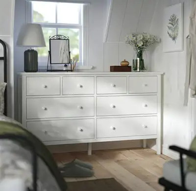 New in box ikea GULLABERG Chest of 8 drawers, white, View more