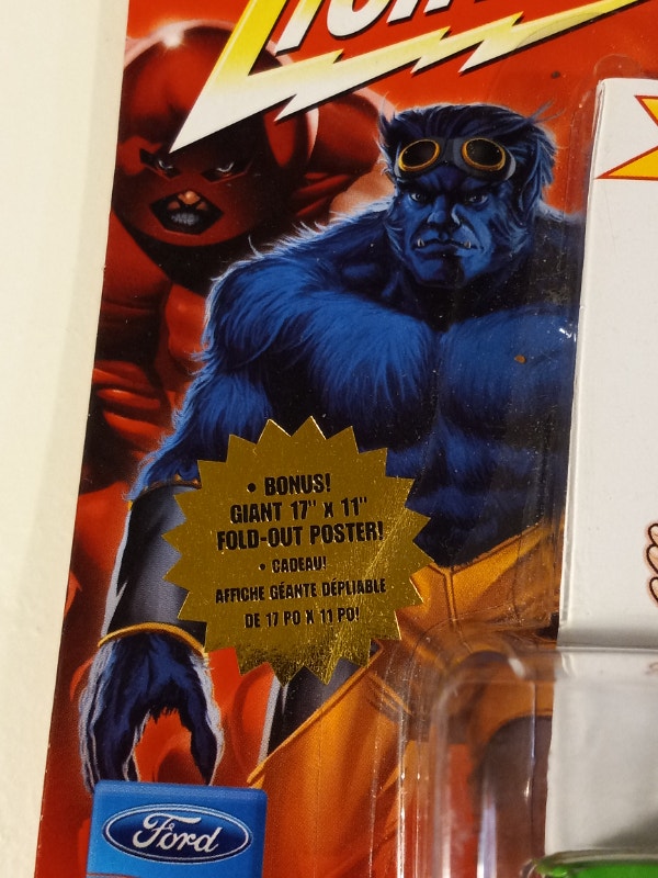 Johnny Lightning XMen Jean Grey 1965 Ford Mustang With Poster Arts