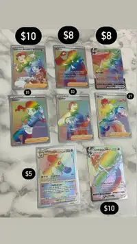 Pokemon Rainbow Cards