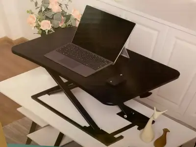 For Living Convertible Height Adjustable Sit To Stand Desk, View more