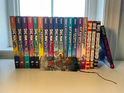 Dog Man books from books 6-14, Cat Kid Comic CLub Full collecti, View more