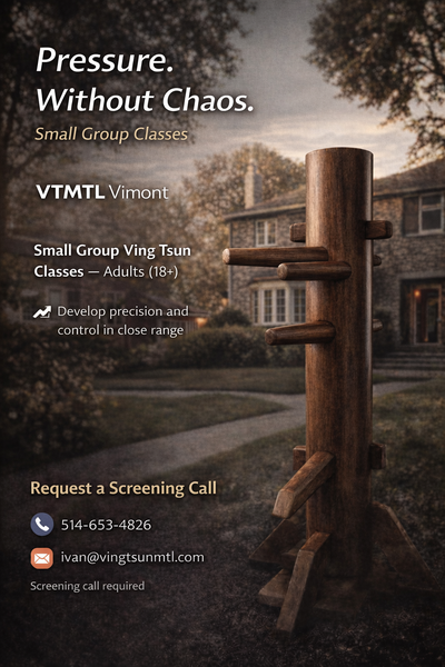 Entraînement structuré Ving Tsun (petits groupes) — 18+, View more