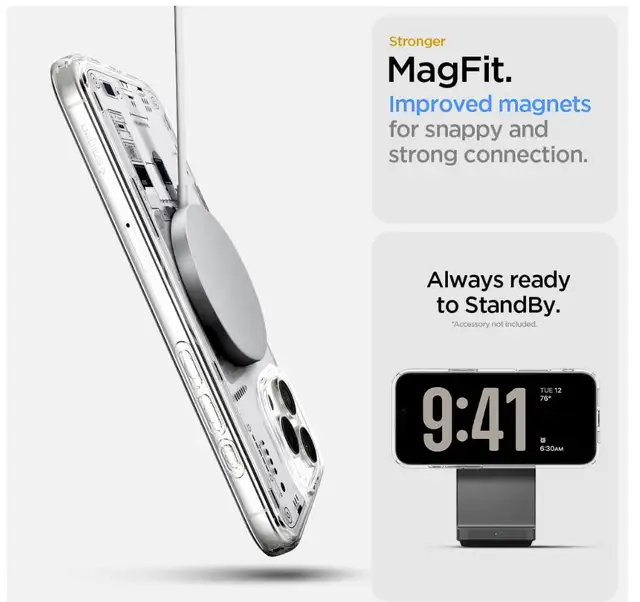 Spigen Case for iPhone 16 Pro Case Ultra Hybrid MagFit in Cell Phone Accessories in Mississauga / Peel Region - Image 3