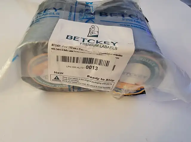 BETCKEY - 4" x 3" (102 mm x 76 mm) Shipping & Multipurpose Label in Printers, Scanners & Fax in City of Toronto - Image 8
