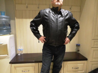 Premium Quality Classic Gear  Black Leather Jacket The Old Mill