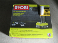 ryobi 12v drill / driver kit, brand new in retail box never open