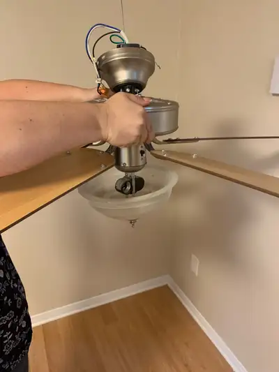 Lumiere de plafond avec fan et télécommande, View more