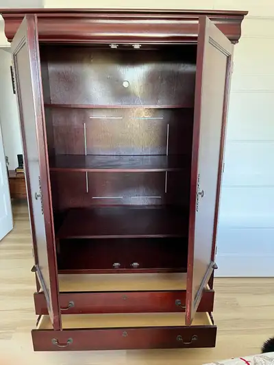 Armoire de rangement en bois massif, View more