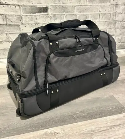 Eddie Bauer Duffle Bag Luggage Excellent Condition and Clean Like New and used only twice 29 inches...