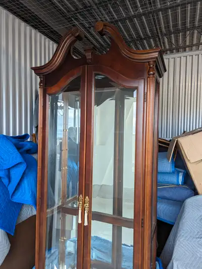 Cherry Wood Curio / Display Cabinet, View more