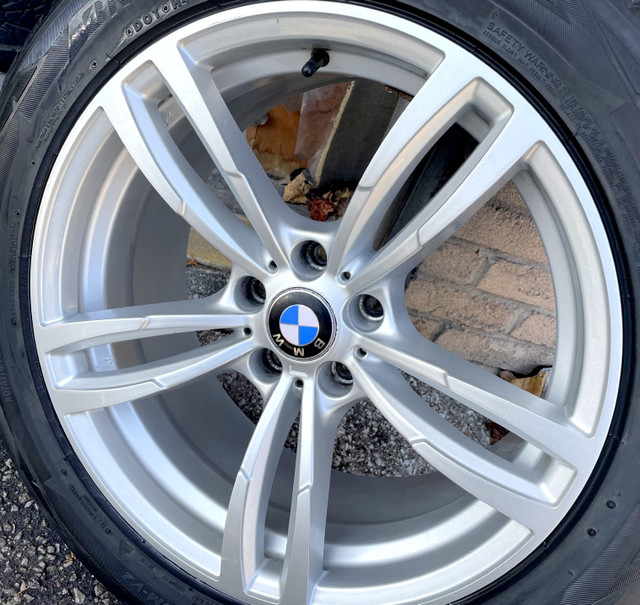 19" LIKE NEW BMW X5, X6 ( 5 X 120 ) RIMS, TIRES BRIDGISTONE in Tires & Rims in Markham / York Region