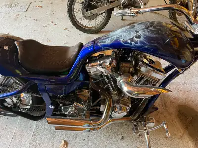 2007 custom Rolling Thunder 1300cc hard tail chopper. Great bar hopper. Getting to old and I have no...