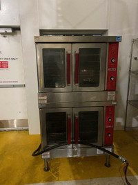 Vulcan VC44ED Series Electric Full Size Double Convection Oven. 