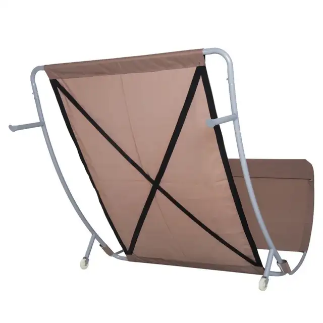 79" Outdoor Lounge Chair with Canopy, Double Chaise Lounger Hamm in Patio & Garden Furniture in Markham / York Region - Image 10