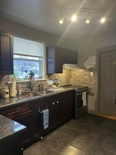 One room available for a Female student in a house in front of McMaster University. 5- min walk to M...
