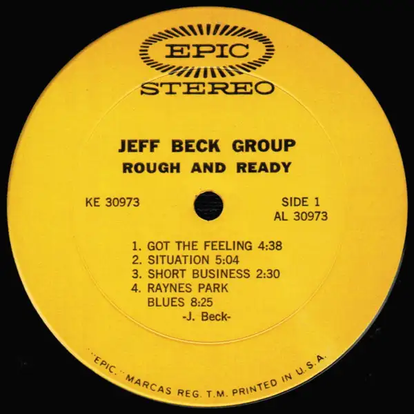 Jeff Beck Group  -- Rough and Ready   * DISQUE VINYLE/ VINYL REC in CDs, DVDs & Blu-ray in City of Montréal - Image 3