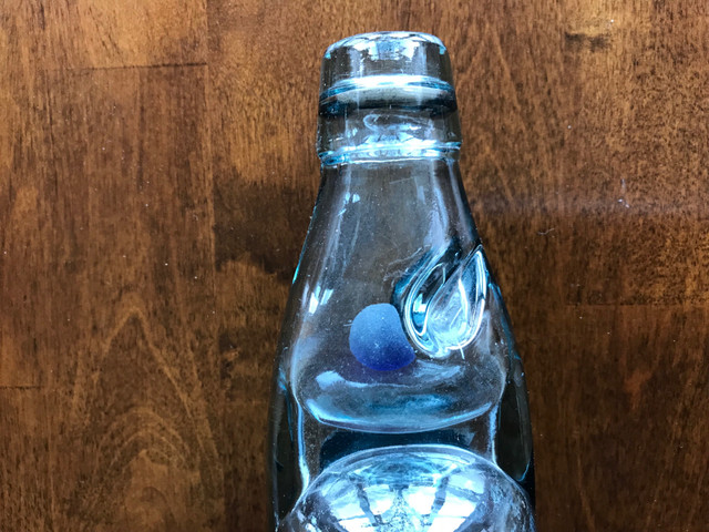 Antique bottle with glass ball in Arts & Collectibles in Bedford