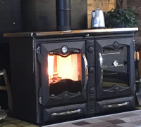 Wood cook stove w/ oven For Sale