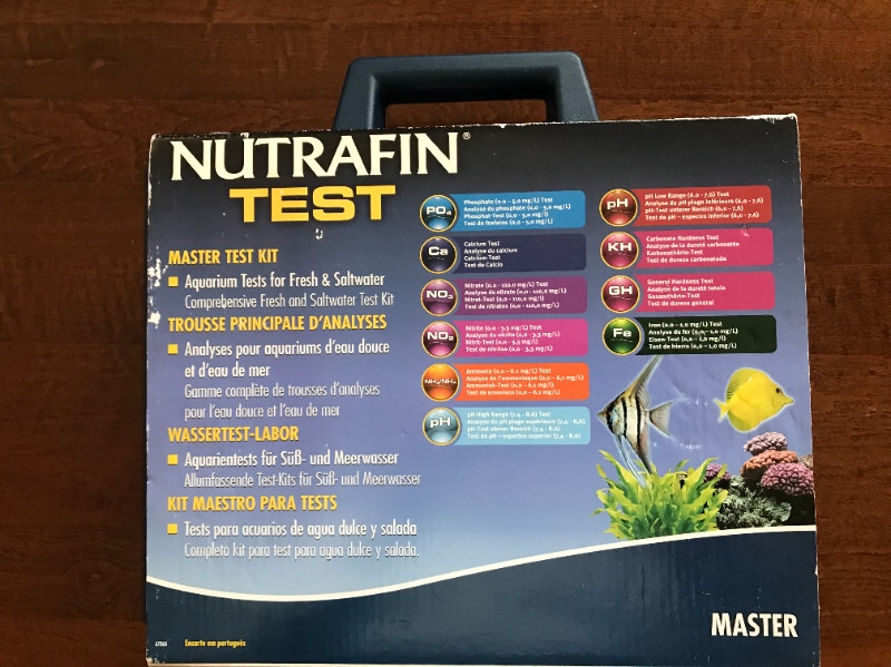 Nutrafin A7860 Master Water Quality Test Kit Fish for Rehoming