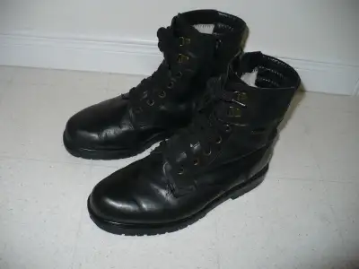 Botte en cuir doublé mouton, botte d'hiver en cuir,  botte en cu, View more