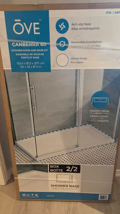 OVE Canberra 60x32in Shower Base, View more