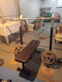 Olympic Barbell, Bench and Squat Rack Sale!