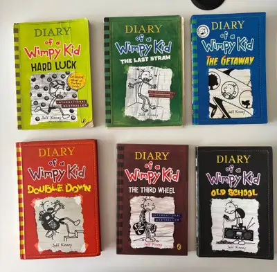 Diary of a Wimpy Kid Books – Lot of 5 (Books 3, 8, 10, 11, 12), View more
