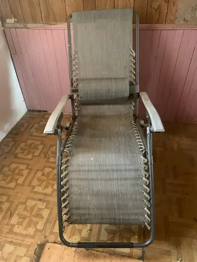 Gray Colour Lawn Chair Lounger , View more