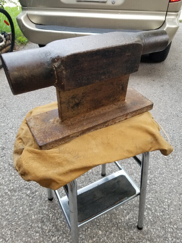 Old homemade anvil 80 lbs in Arts & Collectibles in Oakville / Halton Region - Image 3