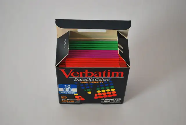 12 Pcs Lot - 3.5” Floppy Diskettes 1.44MB HD High Density Disks63904276721667122