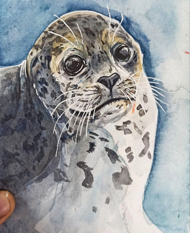 Custom Pet/Wildlife  Portraits in Watercolor and Gouache in Animal & Pet Services in Guelph - Image 4