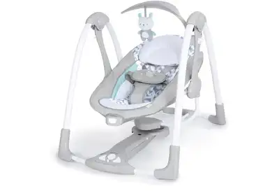 Ingenuity convert me 2 in 1 compact baby swing, View more