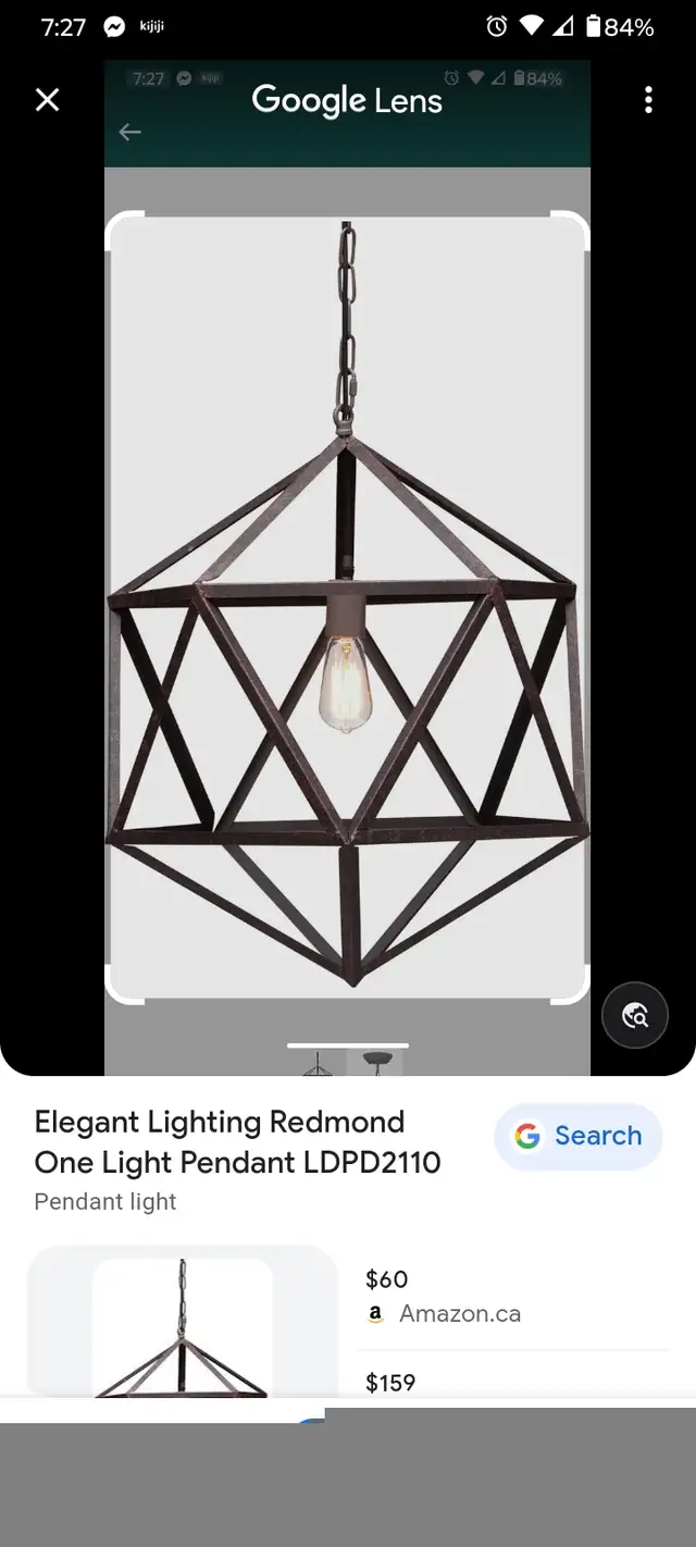  Ceiling pendant light 54x54  in Indoor Lighting & Fans in Mississauga / Peel Region - Image 3