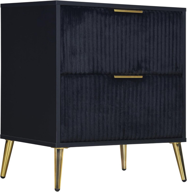 Black Nightstand in Dressers & Wardrobes in City of Toronto - Image 2