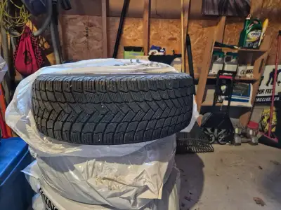 215/55/R17 Michelin X- Ice Winter Tires Set of 4 Tires on rims. Only 1 winter season for the tires,...