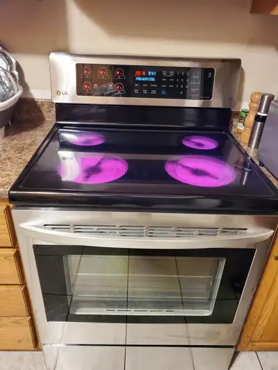 LG stainless steel freestanding electric Range convection oven 3, View more