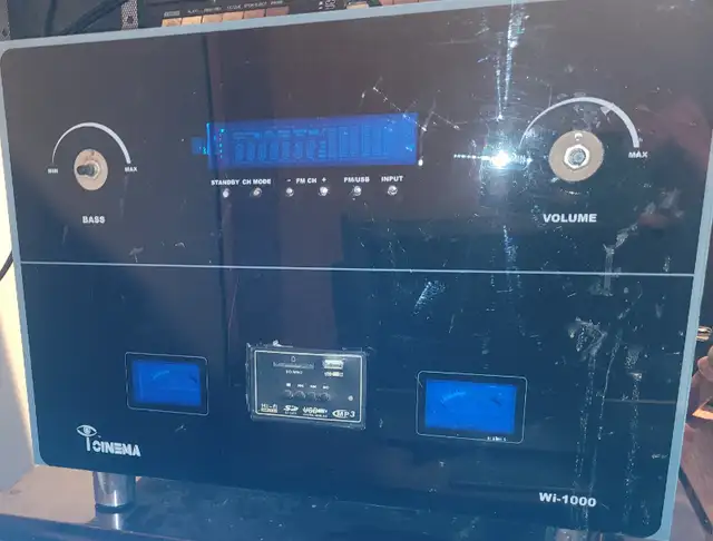 Cinema Wi-1000 Home theater receiver. Audio equipment. in Stereo Systems & Home Theatre in St. Albert - Image 2