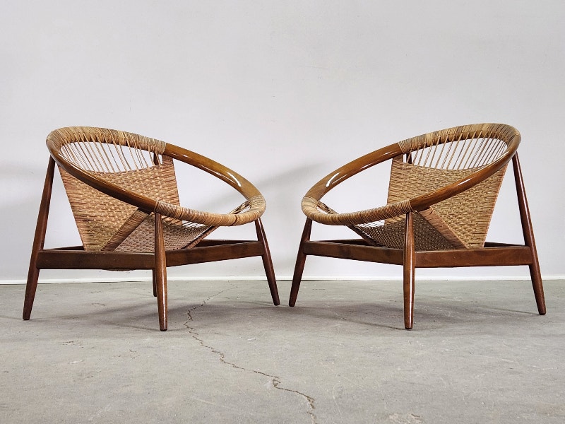 Lounge Chair Easy Chairs Mid Century Modern Danish Teak Rosewood