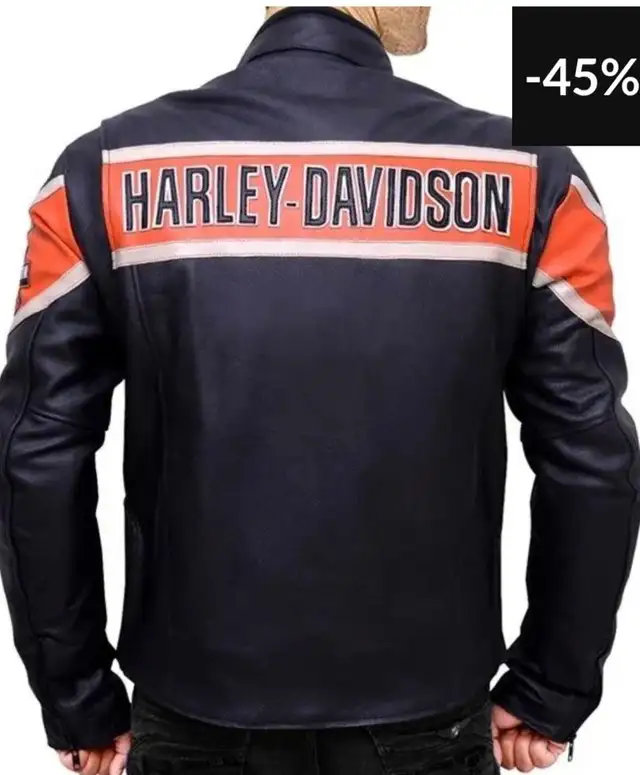 Leather Harley Davidson Jacket in Men's in Kitchener / Waterloo - Image 3