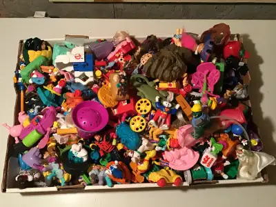 300 more or less.....1980’s, 90’s....... McDonalds, Burger King etc. Some have Disney and others sta...