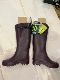 Aigle rain boots. New. Size EU 36