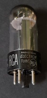 RCA 12AX4GTA Damper, Booster, Flyback Diode Vintage Vacuum Tube