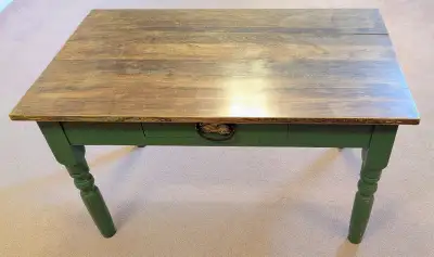 Rustic Wooden Coffee Table, View more